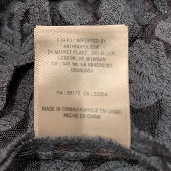 Meadow Rue-Anthro Caela Embroidery&Lace Ombré Top - Picture 6 of 6